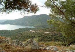 Strasse nach Gemiler Beach - November 2004 - &copy; Regina F. Rau Germany